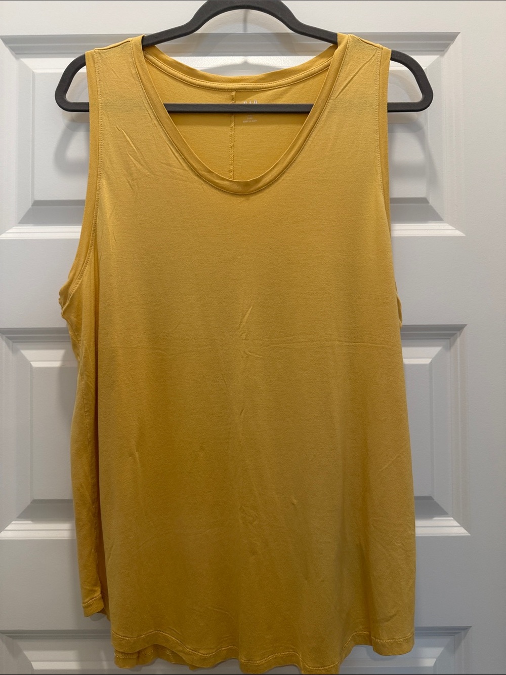 GAP Mustard Yellow Sleeveless Tank Top